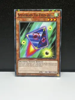 Yugioh Speedroid Tri-Eyed Dice SP17-EN023 Starfoil 1st Ed LP - Image 1