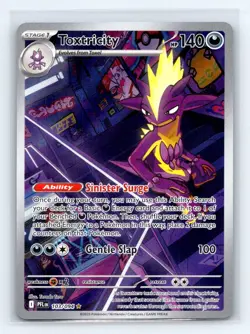 Toxtricity 103/094 Illustration Rare Phantasmal Flames Pokemon Holo Near Mint - Image 1