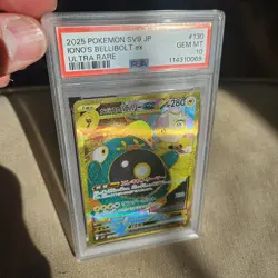 2025 POKEMON JAPANESE BATTLE PARTNERS IONO'S BELLIBOLT EX 130/100 PSA 10 - Image 4