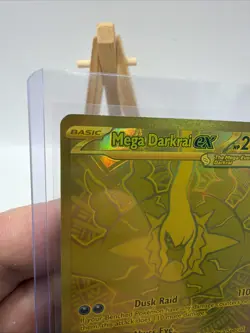 Pokemon TCG Pitch Black Mega Darkrai EX 120/084 Gold NM Pack Fresh! - Image 4