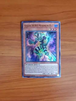Vision HERO Minimum Ray - Yugioh Battles of Legend 1st Ed. - BLHR-EN005 - NM/MT - Image 1