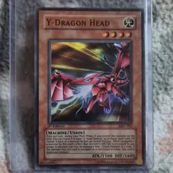 Konami Yu-Gi-Oh! Y-Dragon Head MFC-005 1st Ed Ultra Rare Holo 1500/1600 - Image 1