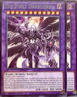 2X Yugioh The First Darklord MZMU-EN100 - Rare - 1st Edition NM - Image 1