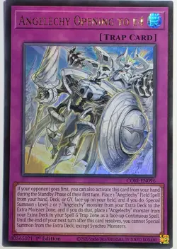 Yugioh Angelecchy Opening to e4 CORI-EN096 Ultra Rare 1st Edition - Image 1