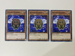Yugioh - Winged Kuriboh x 3 - 1st Edition NM - Plus Free Holo - Image 1