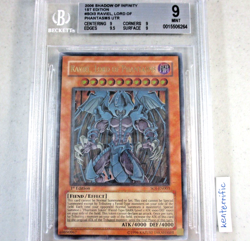 BGS 9 Raviel Lord of Phantasms SOI-EN003 1st Ed Ultimate Rare YuGiOh English - Image 1