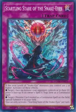 1x Startling Stare of the Snake-Eyes - 1st Editi NM Eng YuGiOh - Age of Overlord - Image 1