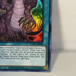 The Claw of Hermos DLCS-EN064 Ultra Rare 1st Edition LP Yugioh TCG - Image 4