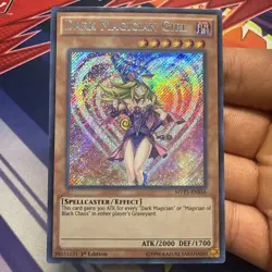 Yugioh Yu-Gi-Oh Dark Magician Girl MVP1-ENS56 1st Edition secret rare - Image 1