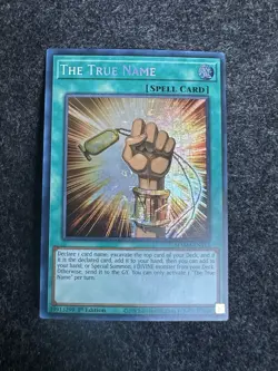 The True Name - YuGiOh MAMA-EN113 Secret Pharaoh’s Rare NM - Image 1