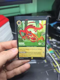 Disney Lorcana Mushu - Stealthy Dragon Evasive EN 97/207 - Image 1