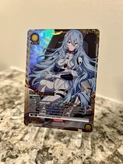 Union Arena Evangelion Rei Ayanami UE15BT/EVA-1-005 SR** Foil - Image 1