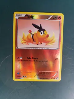 Pokemon Tepig Reverse Holo 16/114 BLW Black & White NM - Image 1