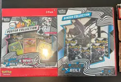 Pokemon TCG: Black Bolt & White Flare Sam’s Club Bundle (Poster & Binder) - Image 1