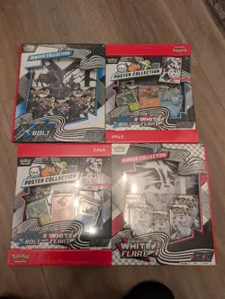 Sam’s Club Pokemon Black Bolt and White Flare Binder And Poster Bundle - Image 1