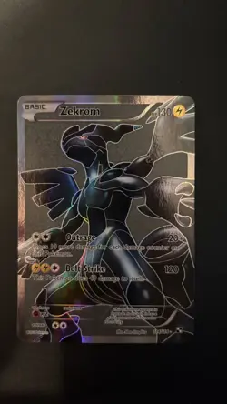 The Pokemon Company Zekrom 114/114 Black & White Full Art Holo Ultra Rare ENG - Image 3