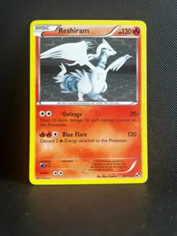 Reshiram Holo Rare Black and White 26/114 MP - Image 1