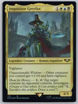 Inquisitor Greyfax Foil (173) - 40K: Universes Beyond: Warhammer 40,000 NM - Image 1