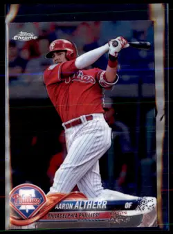 2018 Topps Chrome Aaron Altherr Philadelphia Phillies #170 4 Card Lot - Image 1