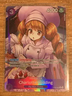 Charlotte Pudding OP08-067 Alt Art Two Legends One Piece Card Game - Image 1