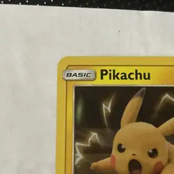 Pokemon Pikachu SM227 SM Promo Holo Basic Card 60 HP Thunderbolt Quick Attack - Image 2
