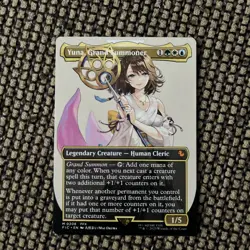 Yuna, Grand Summoner - 0208 - Borderless Final Fantasy FF MTG Magic Card NM - Image 3