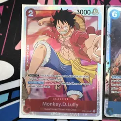 One Piece Card Game Monkey D. Luffy SR OP01-024 OP02-062 Lot of 2 - Image 2