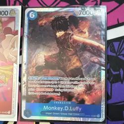 One Piece Card Game Monkey D. Luffy SR OP01-024 OP02-062 Lot of 2 - Image 3