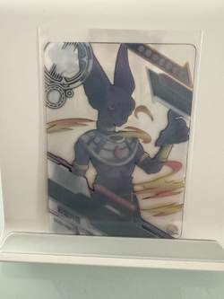 Beerus TGR-002 Transparent Dragon Heroes Dragon Ball Anime TCG CCG Card - Image 2