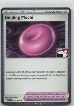 Binding Mochi (Cosmos Holo) 055/064 Prize Pack Series Cards Uncommon Pokemon MP - Image 1