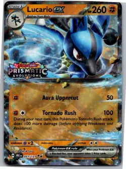 Lucario ex (Prismatic Evolutions Stamp) Double Rare Miscellaneous Cards & Produc - Image 1