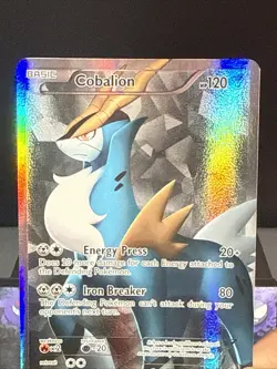 Pokemon Card Cobalion 100/101 Noble Victories Holo Full Art Ultra Rare NM - Image 2