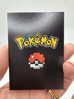 9 Card Chinese Mengka Pokemon Unlicensed PR Complete Set Pixelated Charizard - Image 5