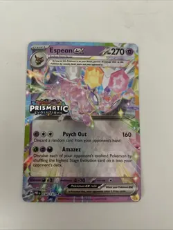 Espeon ex - (Prismatic Evolutions Stamp) 034/131 Miscellaneous Cards & Products - Image 1