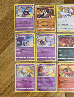 Pokemon TCG - Celebrations 25th Anniversary Stamp - (15) Card Lot Rare Holo - Image 2