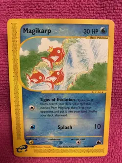 Magikarp 75/144 SKYRIDGE Pokemon TCG e-Reader Card ENGLISH LP - Image 1