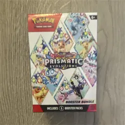 Pokemon TCG Prismatic Evolutions Booster Bundle - 6 Packs 60 Cards English - Image 1