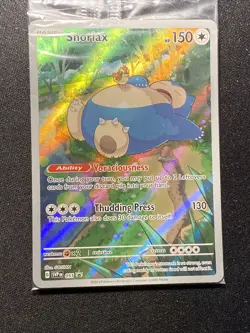 Snorlax 051 Pokemon TCG Sv: Scarlet & Violet Promo Cards (2023) Holo SEALED - Image 3