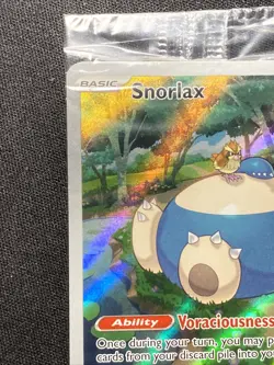 Snorlax 051 Pokemon TCG Sv: Scarlet & Violet Promo Cards (2023) Holo SEALED - Image 4