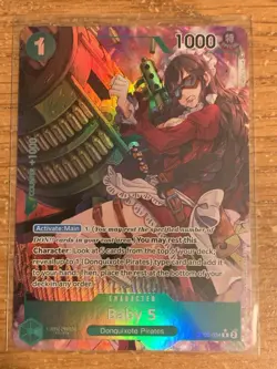 Baby 5 OP05-034 Alt Art Awakening Of The New Era One Piece Card Game - Image 1