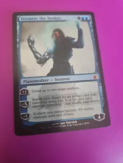 Tezzeret the Seeker Duel Decks: Elspeth vs. Tezzeret Foil LIGHT PLAY - Image 1