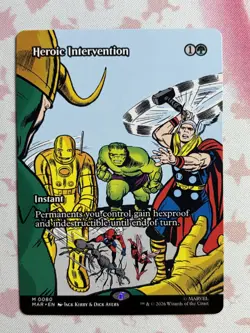 Heroic Intervention (0080) (Borderless) Marvel Universe Eternal-Legal Regular - Image 1
