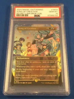 Song of Creation Secret Lair Rainbow FOIL graded - PSA10 - Image 1