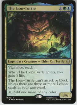 MTG The Lion-Turtle Foil NM Avatar: The Last Airbender Magic 232 - Image 1