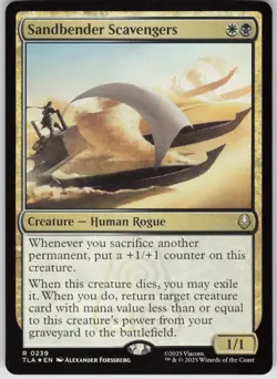 MTG Sandbender Scavengers Foil NM Avatar: The Last Airbender Magic 239 - Image 1