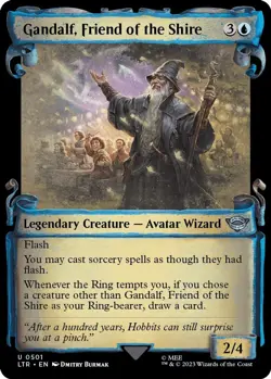 NM - Gandalf, Friend of the Shire (Showcase Scrolls) [LTR - 501] Universes Be... - Image 1