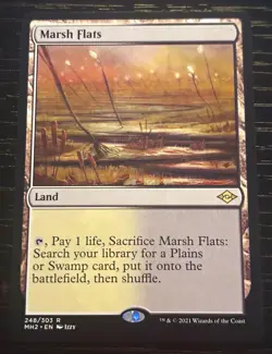 Wizards of the Coast Marsh Flats MH2 Rare Land Regular 248/303 Eng MINT - Image 1