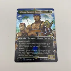Wakka, Devoted Guardian (FIC) - Chocobo Track Foil - Borderless NM- MTG FIC 0477 - Image 1