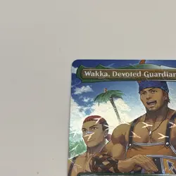 Wakka, Devoted Guardian (FIC) - Chocobo Track Foil - Borderless NM- MTG FIC 0477 - Image 2