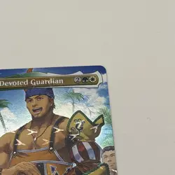 Wakka, Devoted Guardian (FIC) - Chocobo Track Foil - Borderless NM- MTG FIC 0477 - Image 3